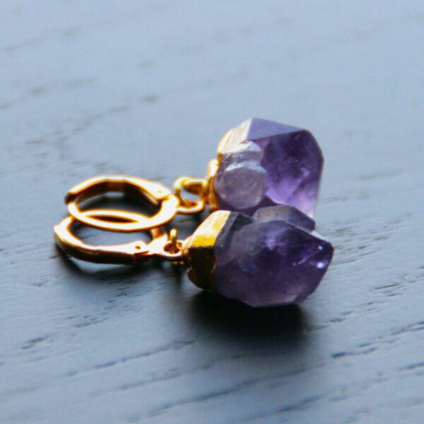 Amethyst Ohrhänger Gold